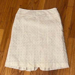 RICKIE FREEMAN BY TERRI JON, White Lace Skirt